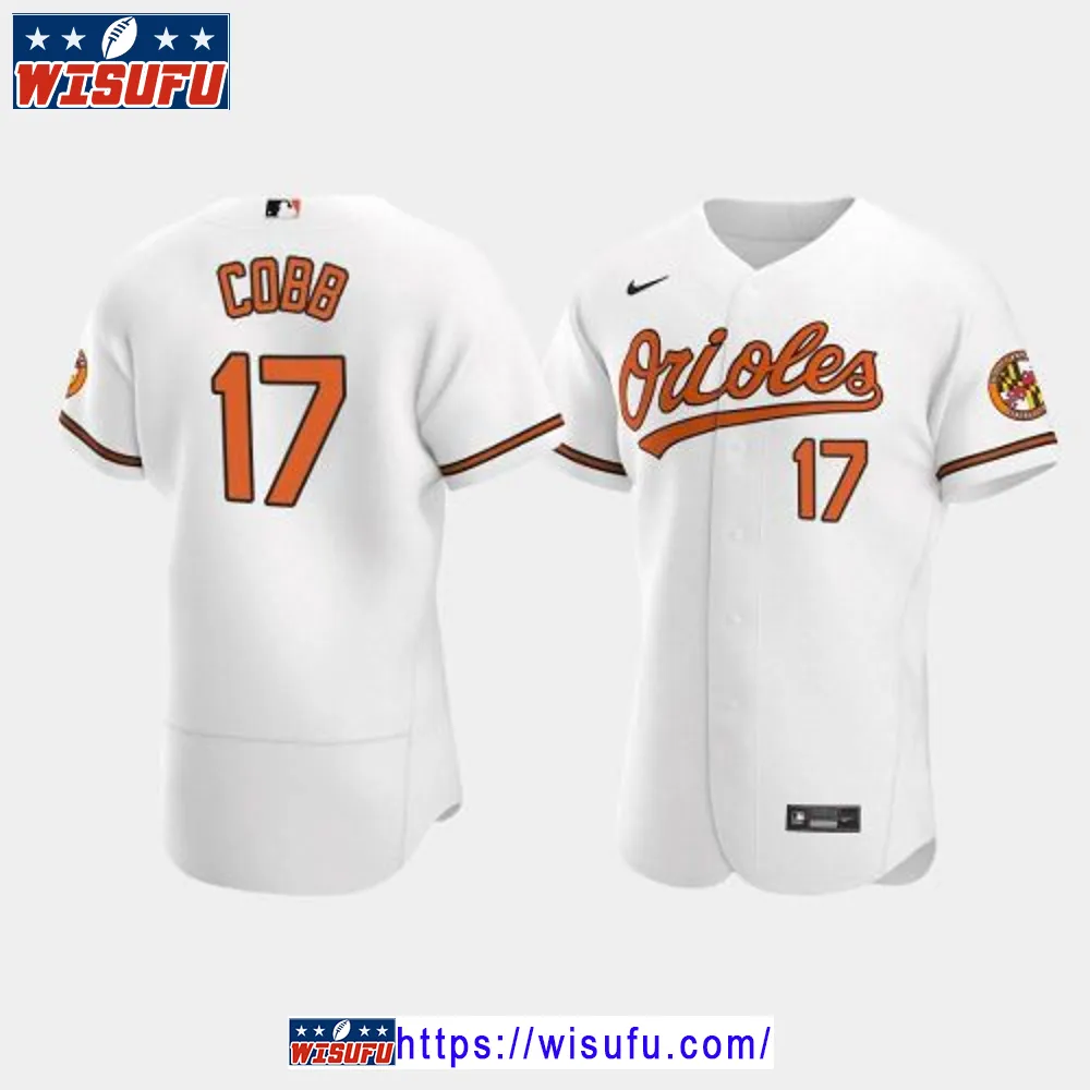 Alex Cobb 17 Baltimore Orioles White Home Jersey Jersey