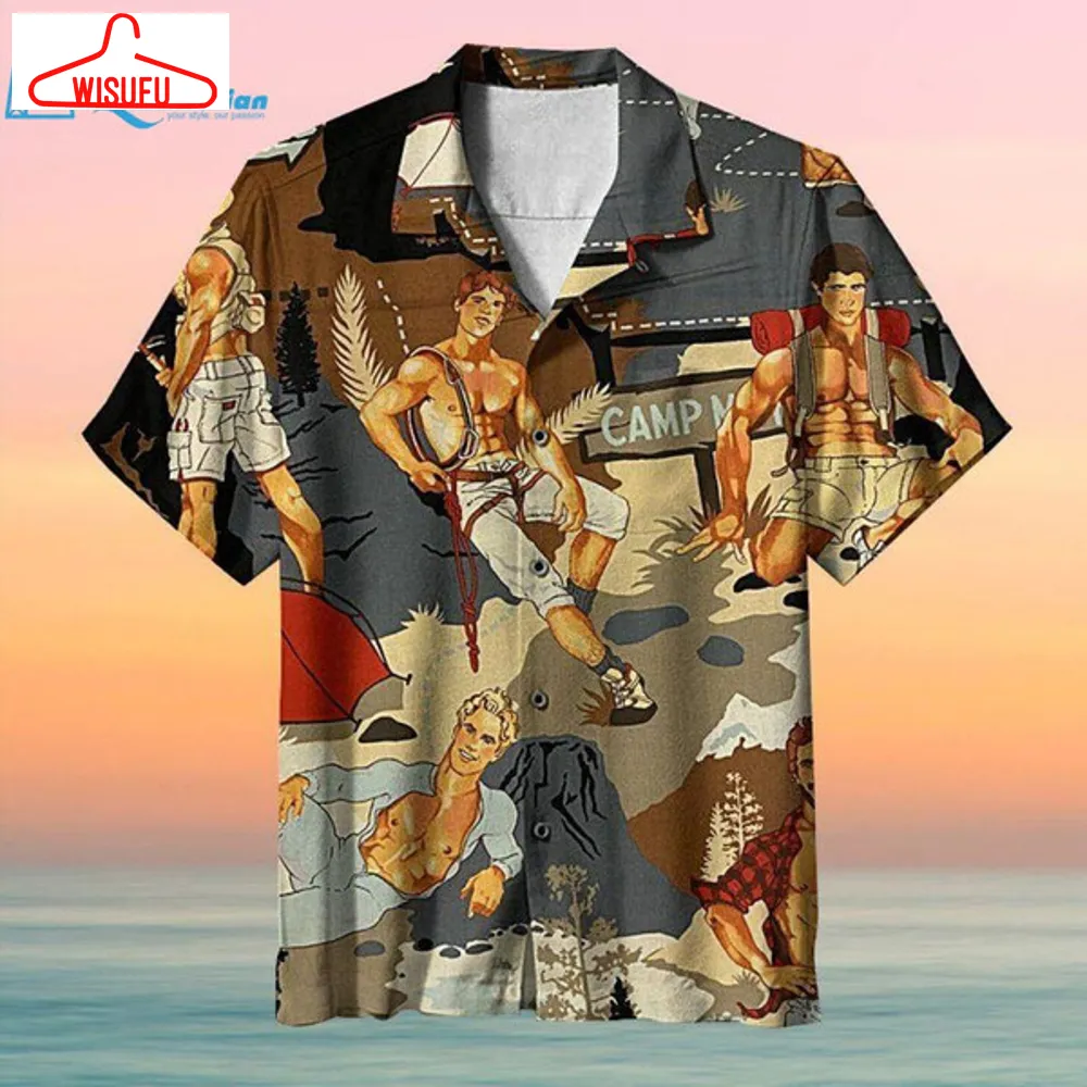 Alex-ander Henry The Outdoorsy Hawaiian Shirt, Best Gift Ideas, New Fashion Gifts