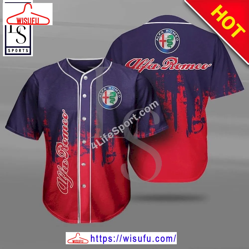 Alfa Romeo Racing Baseball Jersey 3d, New Fashion Gifts