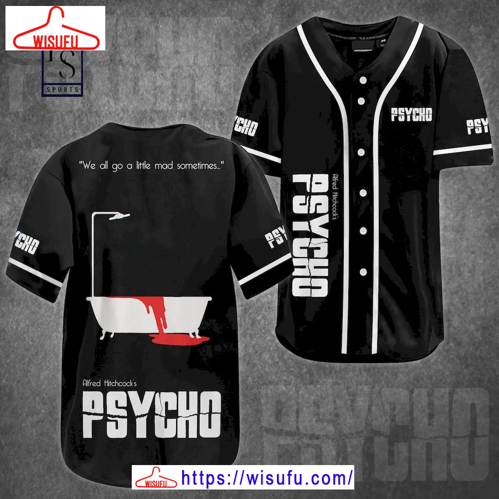 Alfred Hitchcocks Psycho Baseball Jersey, New Fashion Gifts