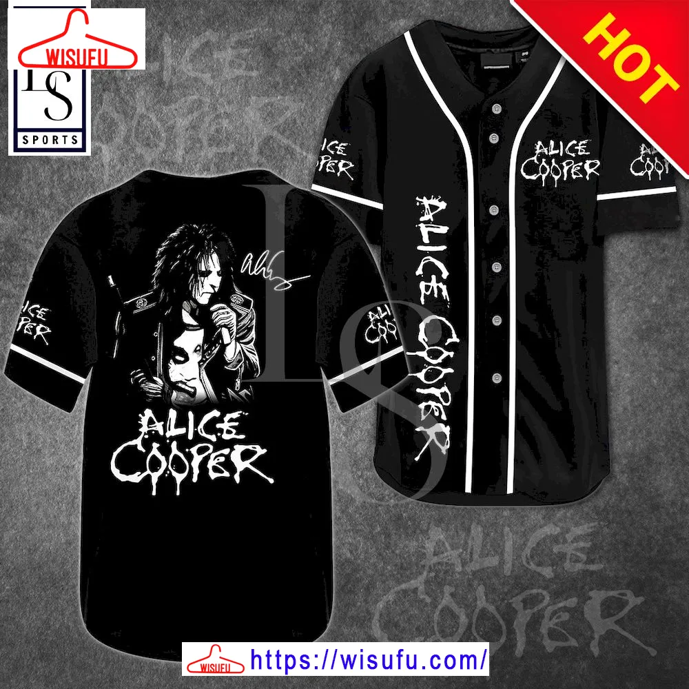 Alice Cooper Baseball Jersey, New Fashion Gifts