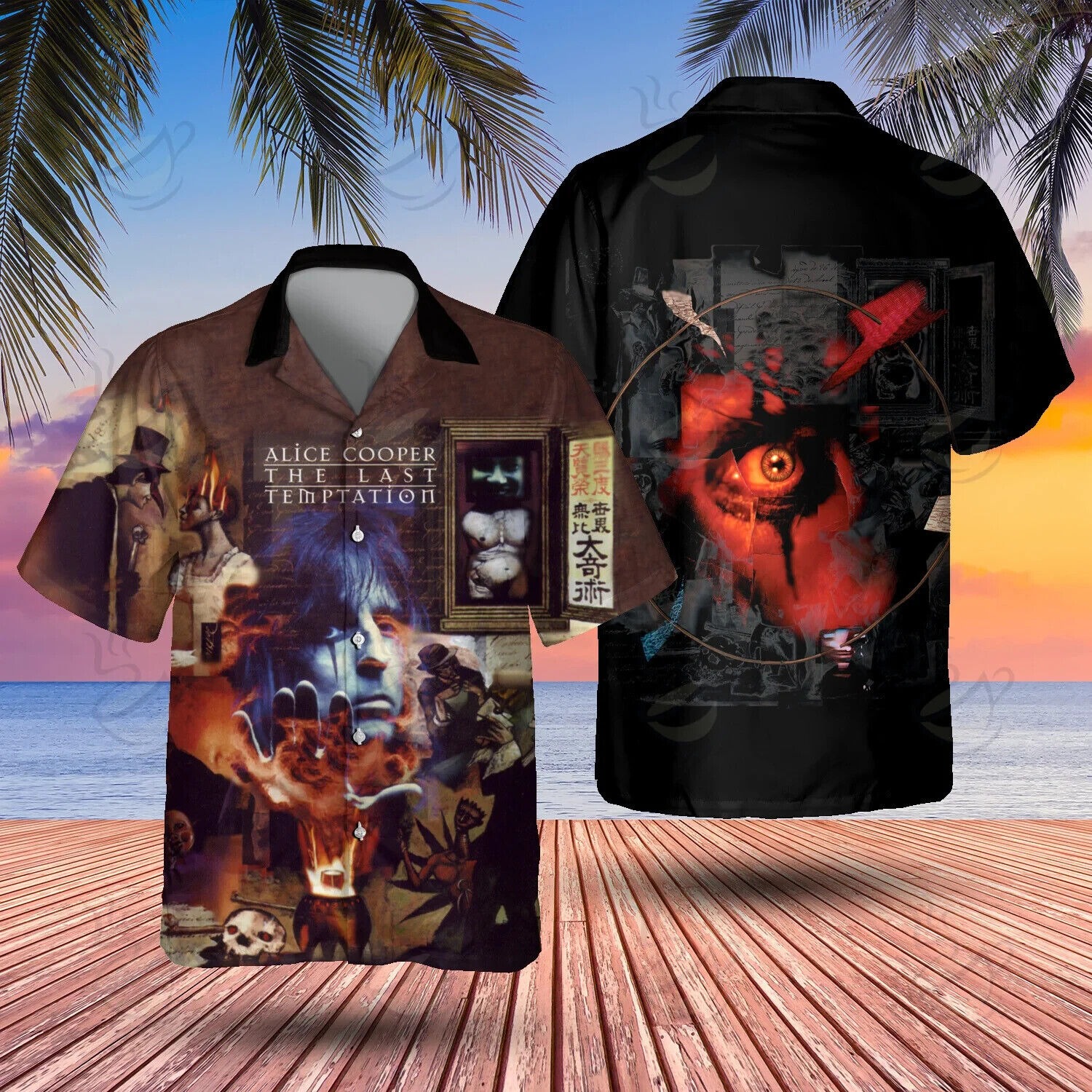 Alice Cooper The Last Temptation Hawaiian Shirt, Button Down, S-5XL Size