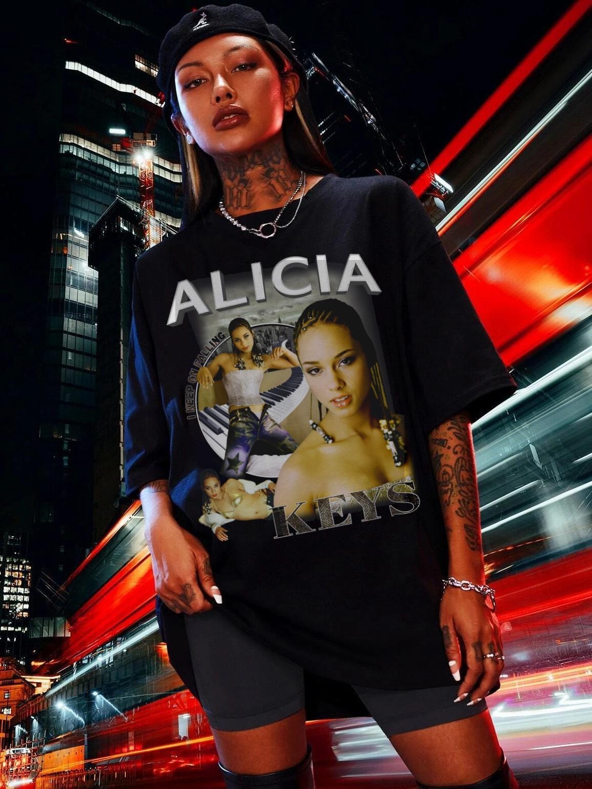 Alicia Keys Unisex T-Shirt Alicia Keys Tshirt, Music Lover Shirt, American Singe