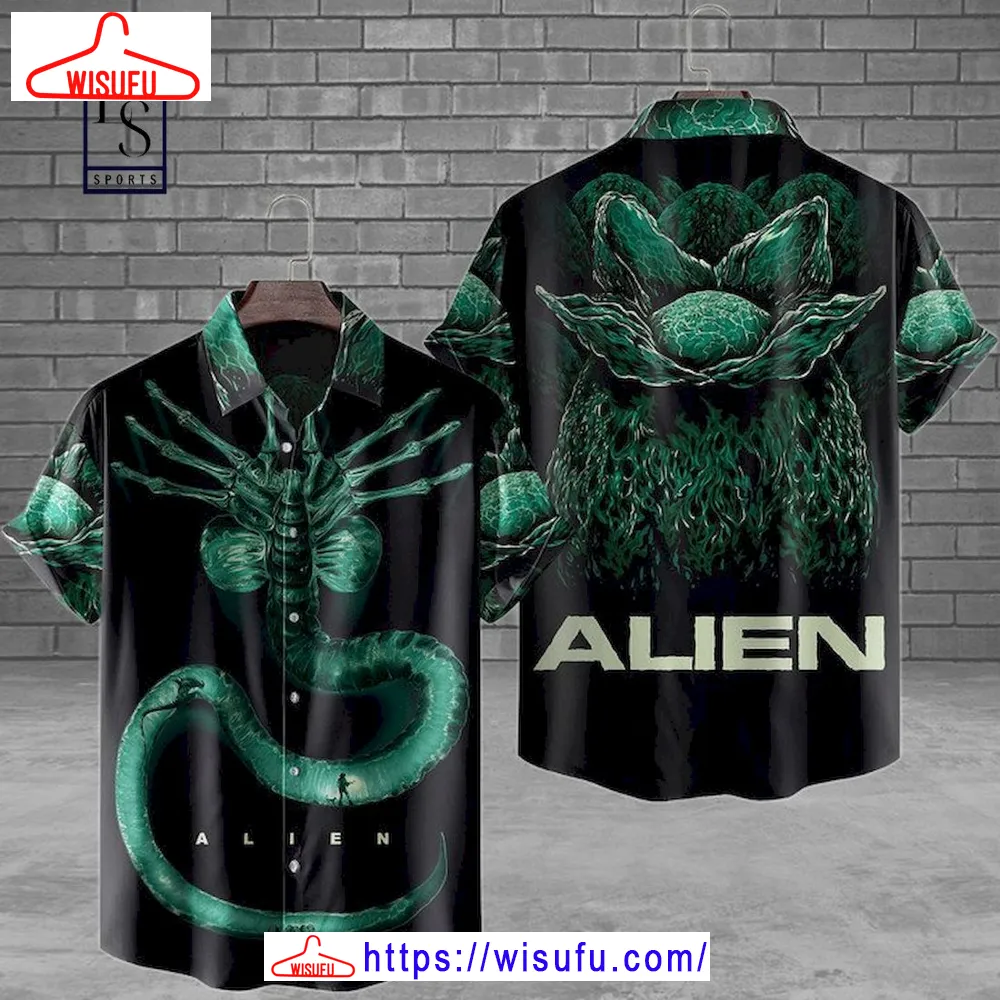 Alien Halloween Hawaiian Shirt, New Fashion Gifts