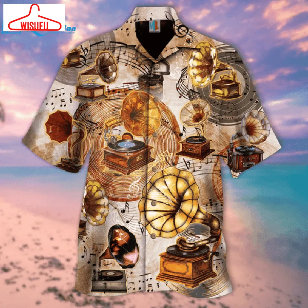 All About Gramophone Vinyl Records Hawaiian Shirt For Men & Women Adult -, Best Gift Ideas, New Fashion Gifts