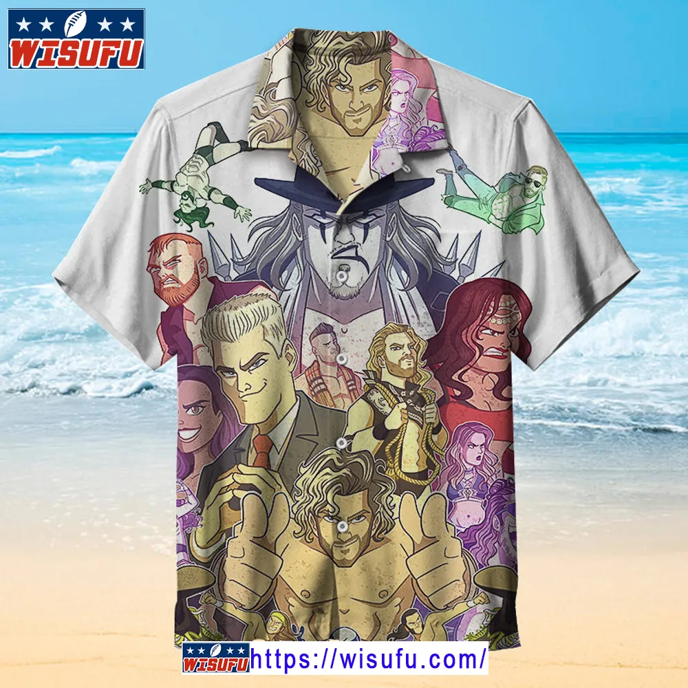 All Elite Wrestling -universal Hawaiian Shirt