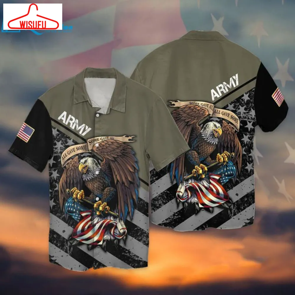 All Gave Some, Some Gave All Usa Army 3d Full Print Hawaiian Shirt Shirt, Best Gift Ideas, New Fashion Gifts