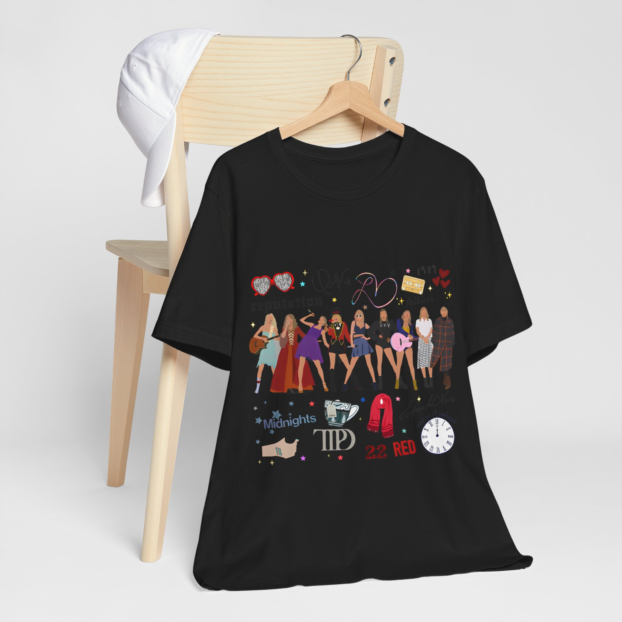 All Music Song Lover Album Taylor Swift Unisex T Shirt-Black