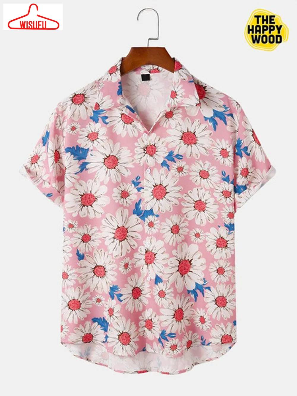 All Over Daisy Print Hawaiian Best Gift Ideas, New Fashion Gifts