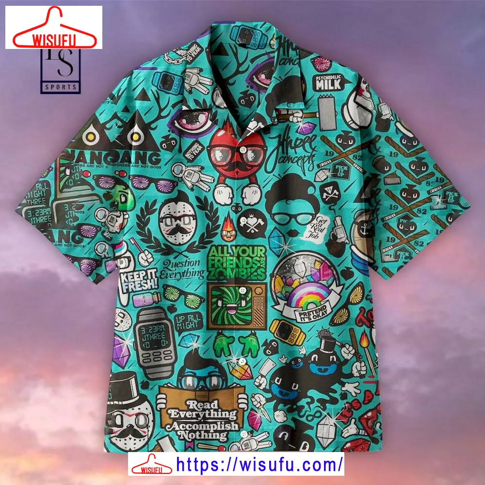 All Your Friends Are Zombies Hawaiian Shirt, New Fashion Gifts