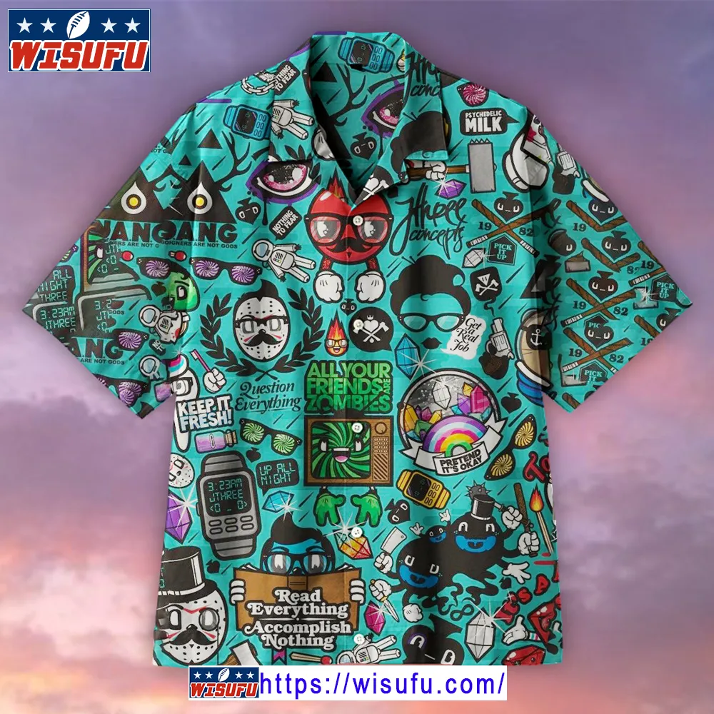 All Your Friends Are Zombies Universal Hawaiian Shirt