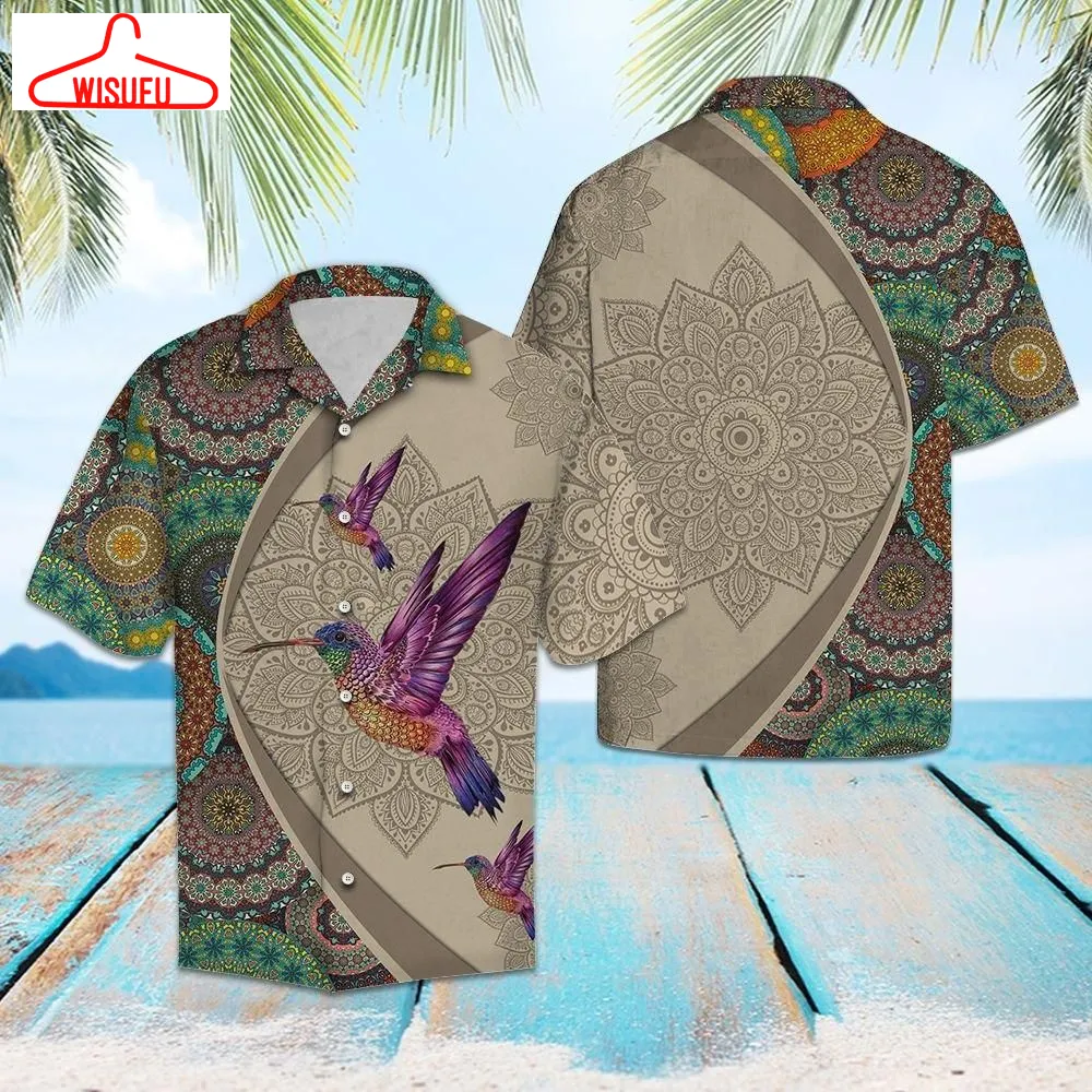 Aloha Shirt Awesome Hummingbird G5720 Hawaiian Shirt, New Hawaiian Holiday Outfits, New Fashion Gifts