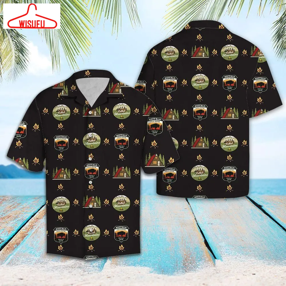 Aloha Shirt Camping Night G5721 Hawaiian Shirt, New Hawaiian Holiday Outfits, New Fashion Gifts