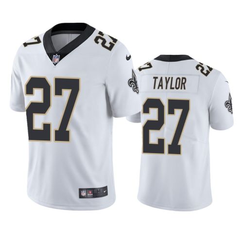 Alontae Taylor 27 New Orleans Saints White Vapor Jersey