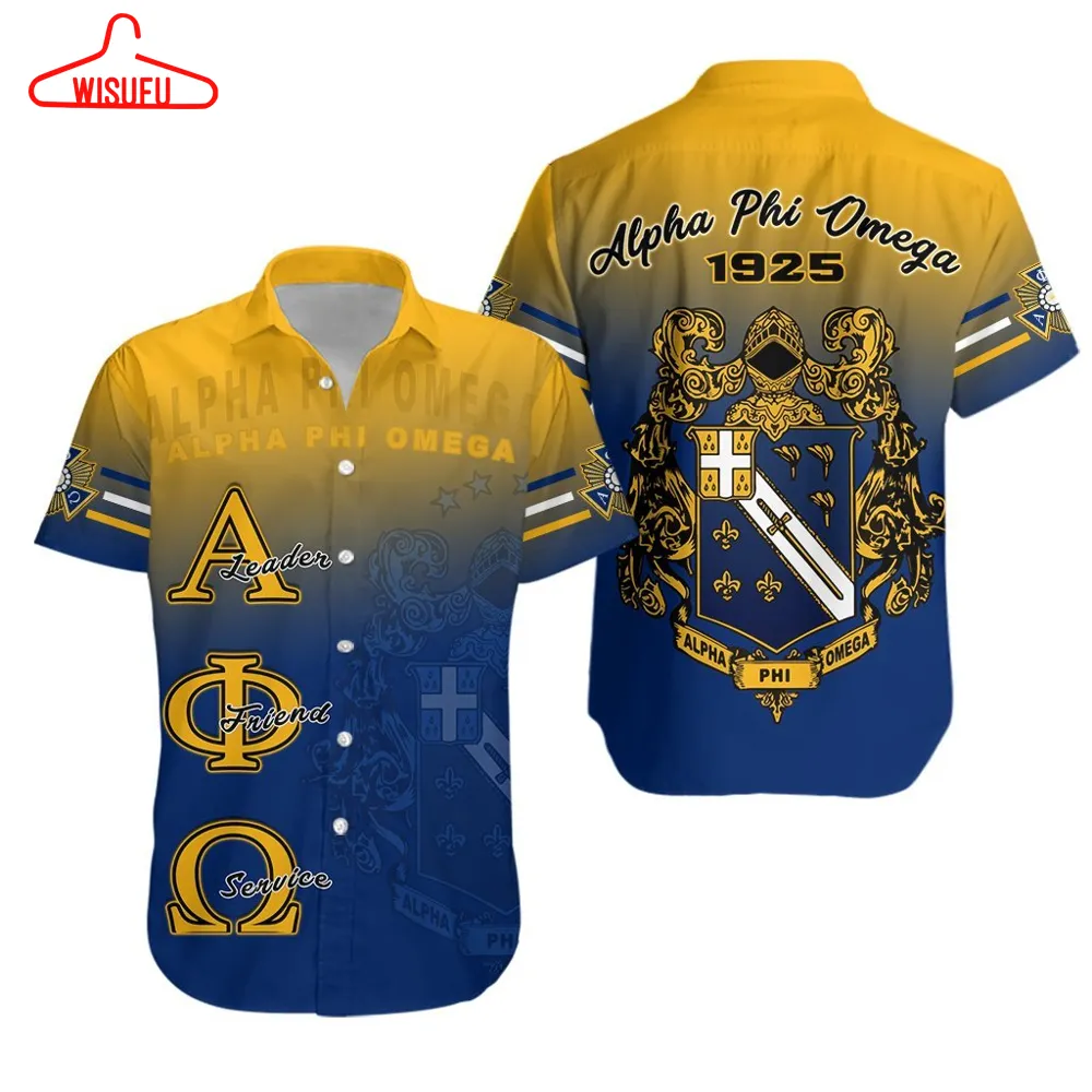 Alpha Phi Omega Hawaiian Shirt - Motto Apo Lt13, New Hawaiian Holiday Outfits, New Fashion Gifts