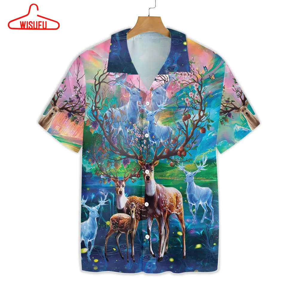 Amazing Deer Ez15 3010 Hawaiian Shirt, New Hawaiian Holiday Outfits, New Fashion Gifts