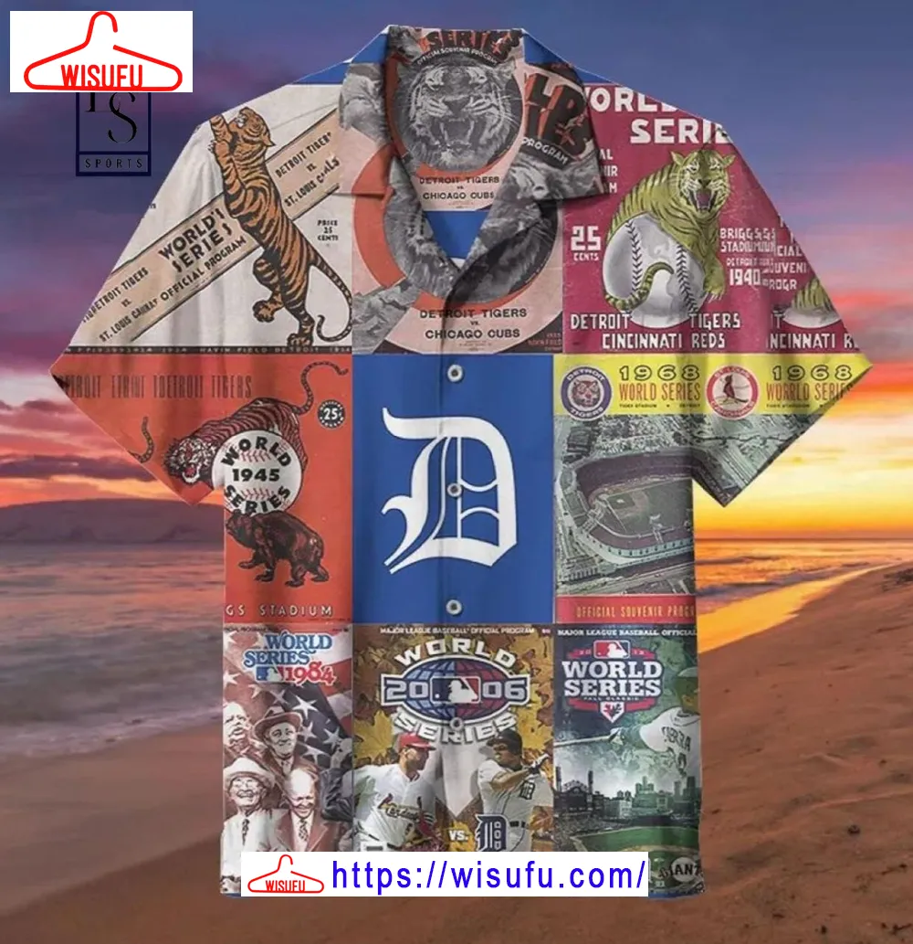 Amazing Detroit Tigers Hawaiian Shirt, New Fashion Gifts