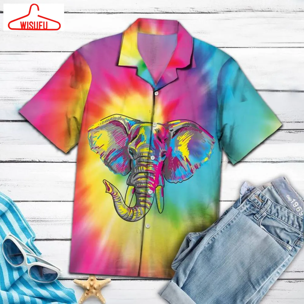 Amazing Elephant Ht24708 - Hawaiian Shirt, New Hawaiian Holiday Outfits, New Fashion Gifts