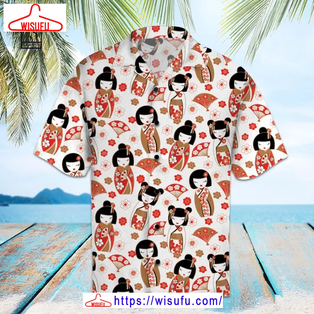 Amazing Geisha Hawaiian Shirt, New Fashion Gifts