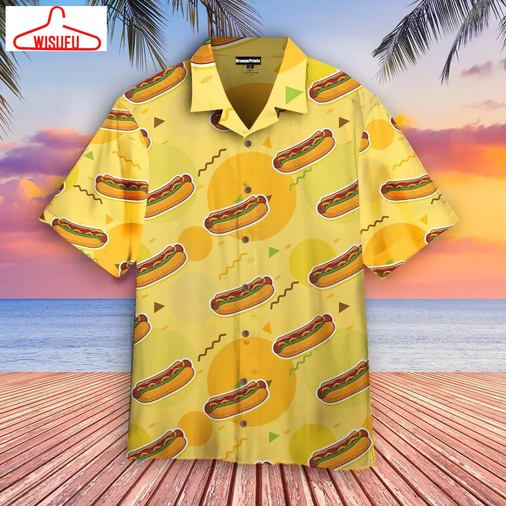 Amazing Hot Dog Barbecue Funny Hawaiian Shirt