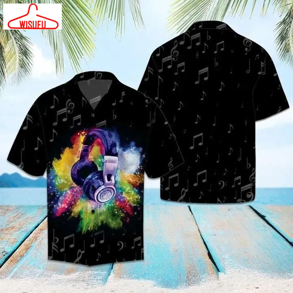 Amazing Music Hawaiian Graphic Print Short Sleeve Hawaiian Shirt Size S - 5xl, New Fashion, Best Gift Ideas, New Fashion Gifts