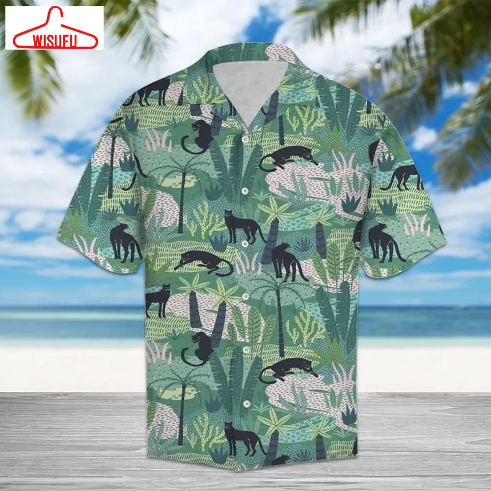 Amazing Panther Hawaiian Shirt Summer Button Up For Men, Women, Couple, New Hawaiian Holiday Outfits, New Fashion Gifts