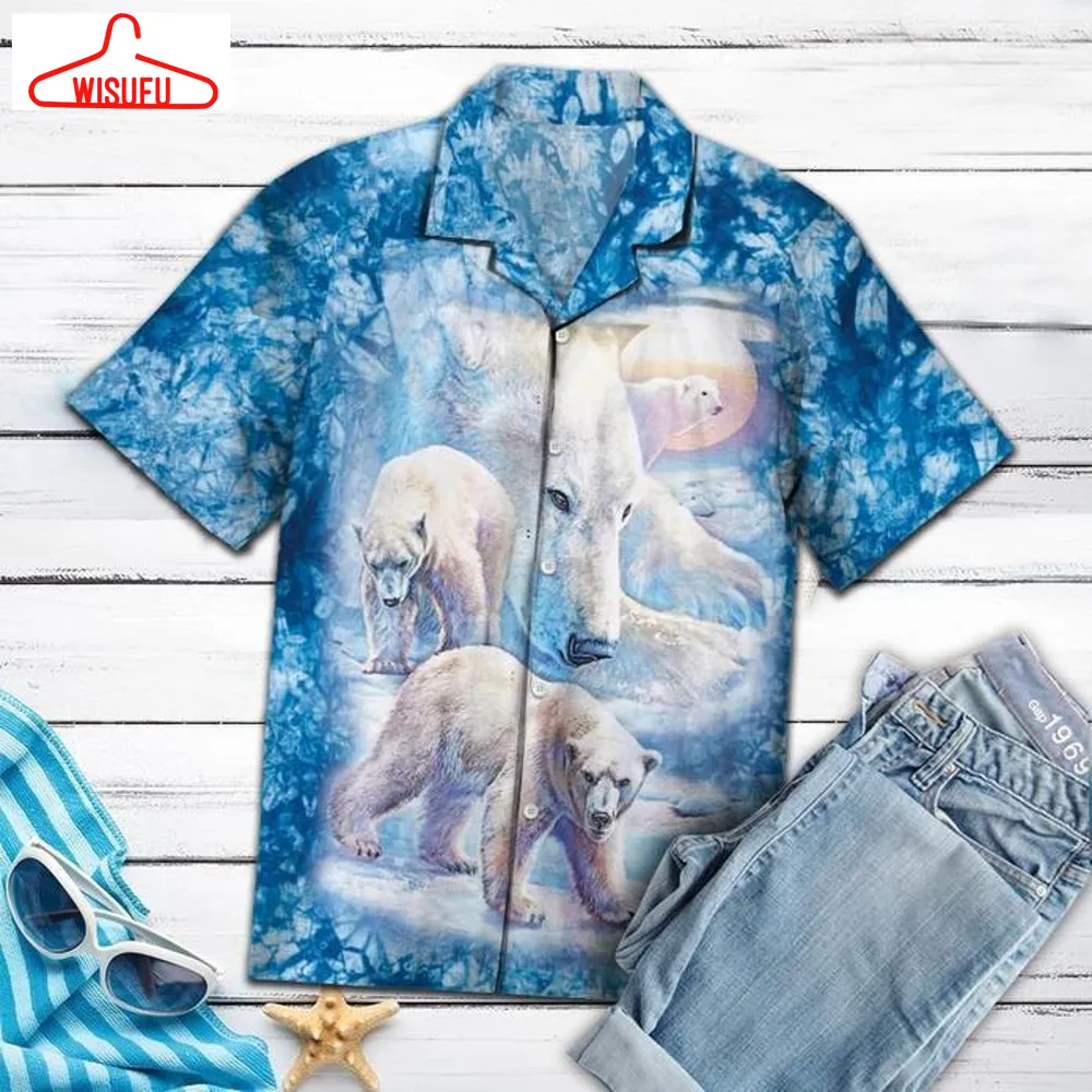 Amazing Polar Bear Tropical Hawaiian Shirt 131, New Hawaiian Holiday Outfits, New Fashion Gifts