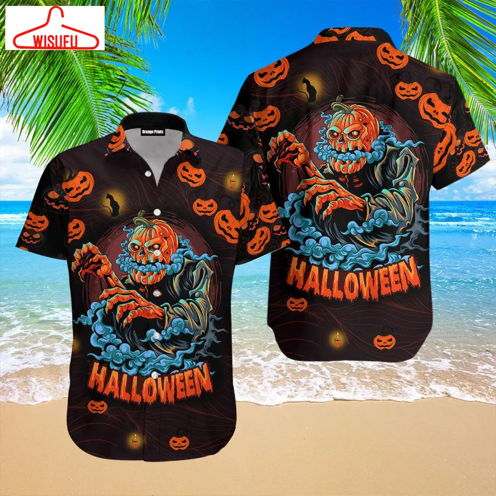 Amazing Pumpkin Halloween 2024 Hawaiian Shirt, New Fashion Gifts