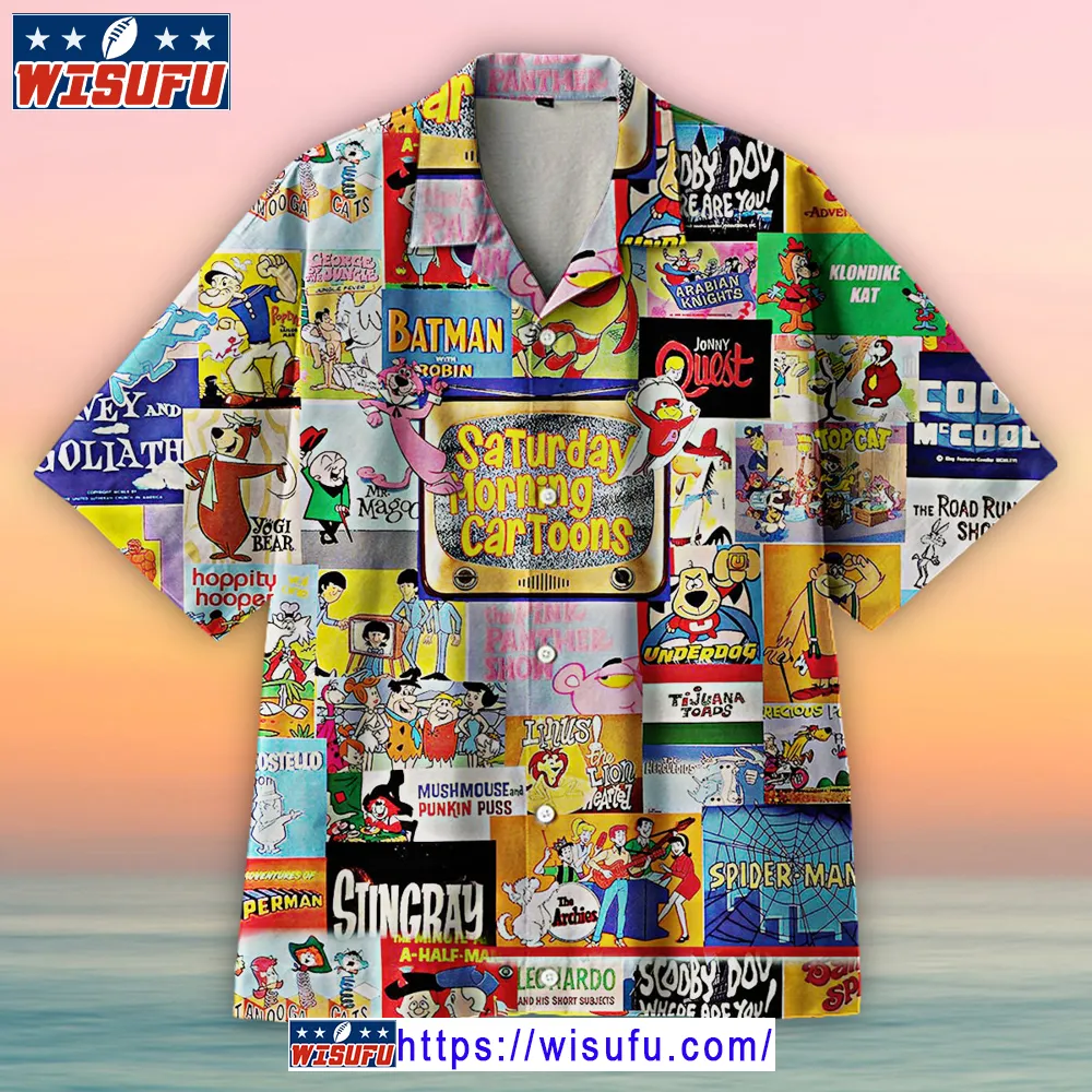 Amazing Saturday Morning Cartoons Hawaiian Shirt