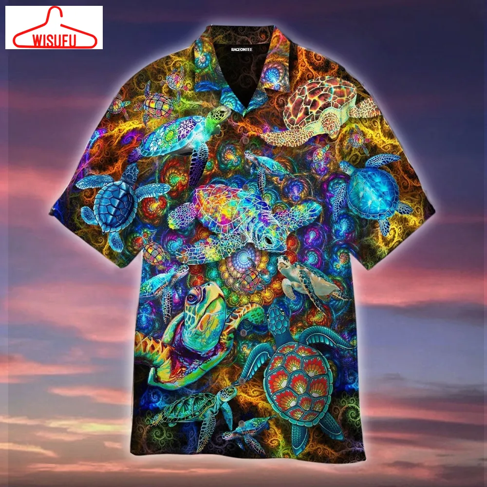 Amazing Sea Turtle Are Glowing Hawaiian Shirt