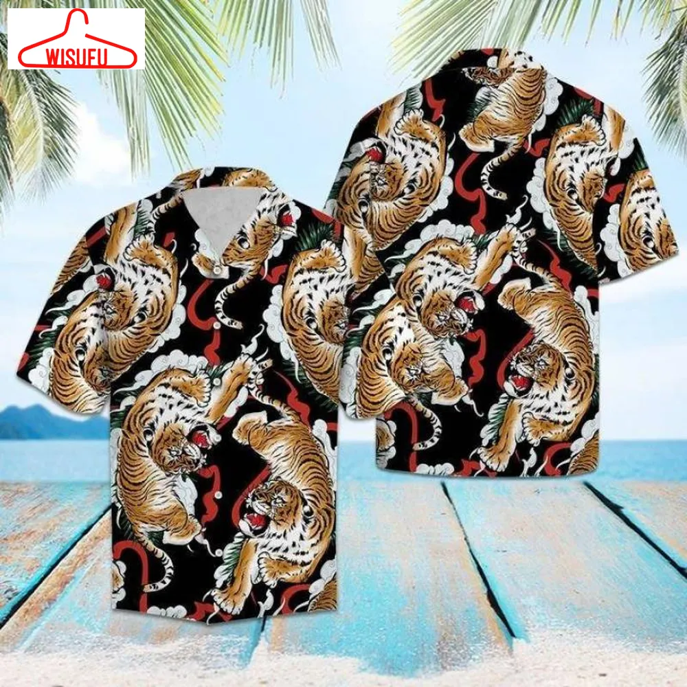 Amazing Tiger Hawaiian Shirt Hw1450, New Hawaiian Holiday Outfits, New Fashion Gifts