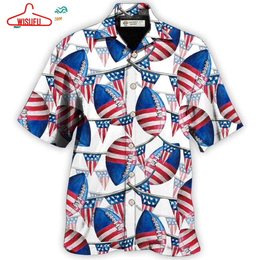 America Independence Day Basic Style Hawaiian Shirt- Wisufu Aloha