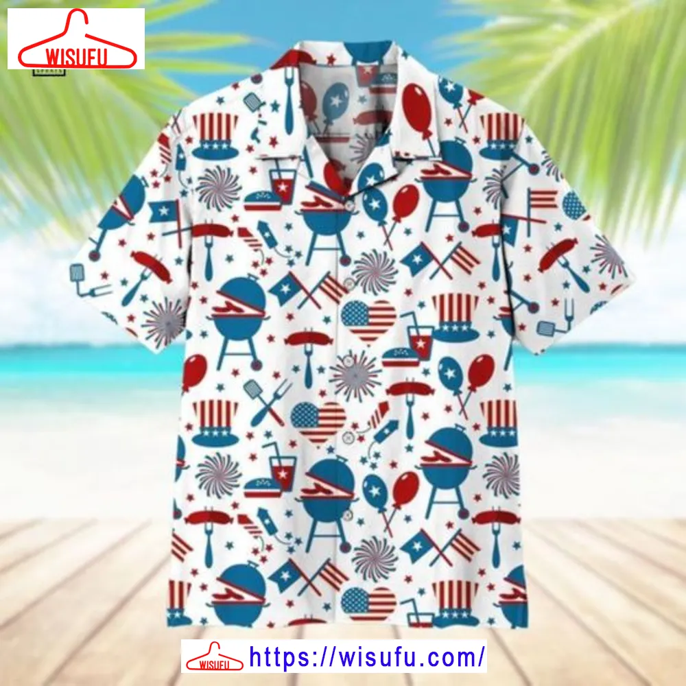 America Party In 4th Of July Hawaiian Shirt, New Fashion Gifts