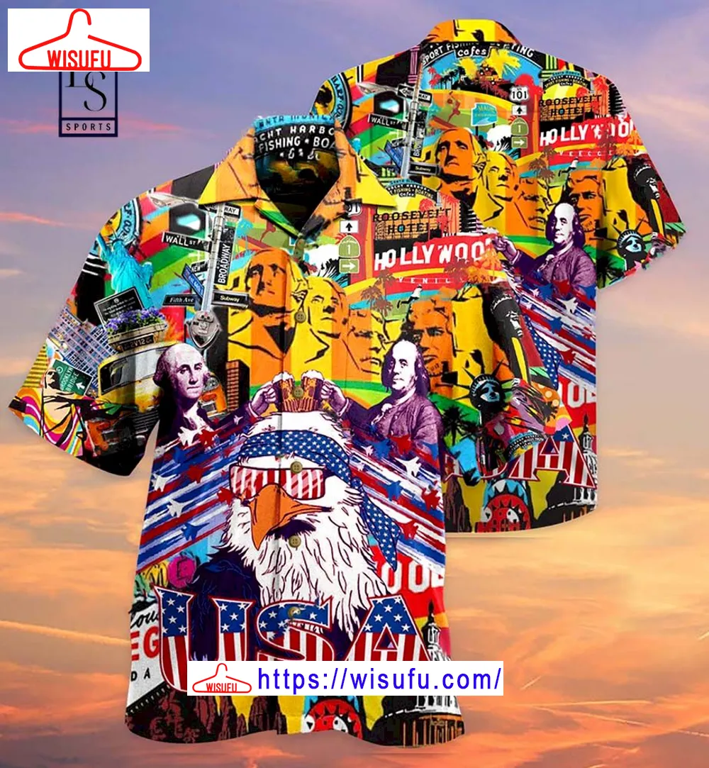 America Proud Forever Hawaiian Shirt, New Fashion Gifts