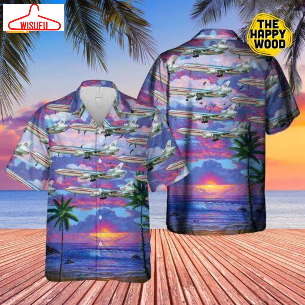 American Airlines Mcdonnell Douglas Sky Hawaiian Shirt, New Fashion Gifts