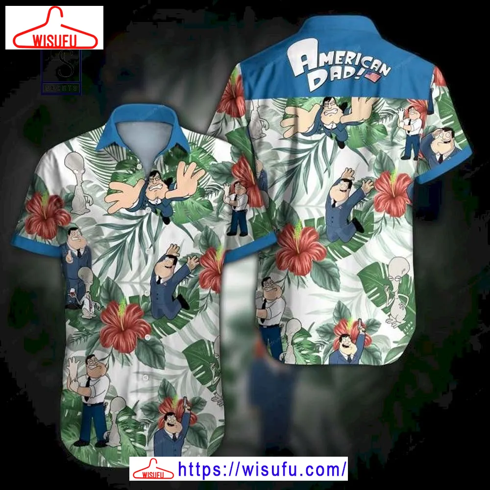 American Dad In Hawaiian Shirt, New Fashion Gifts