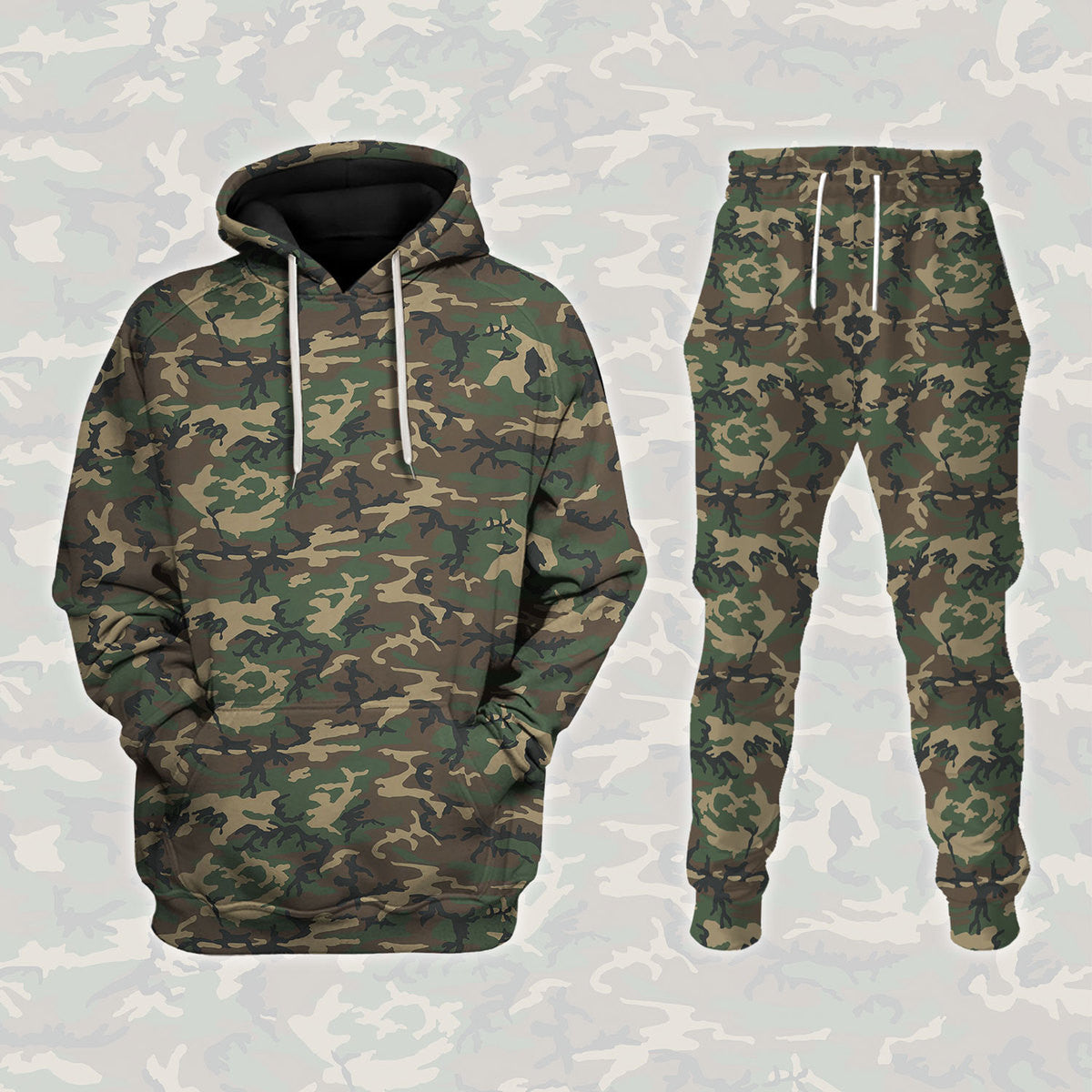 American ERDL Highland Camo Track suit