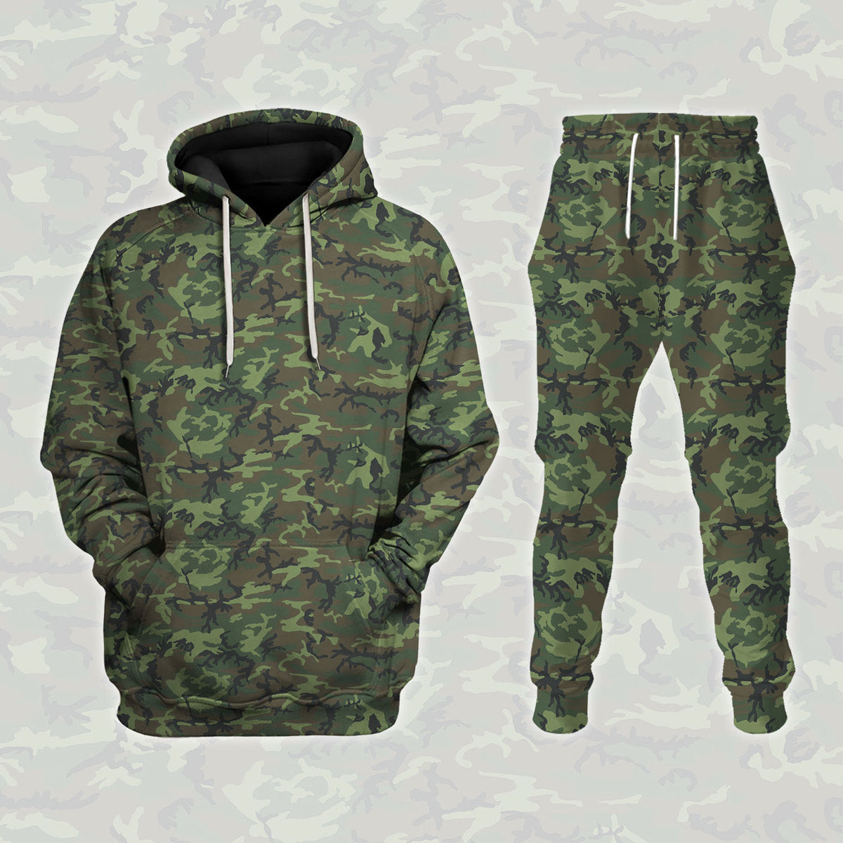 American ERDL Lowland Camo Track suit