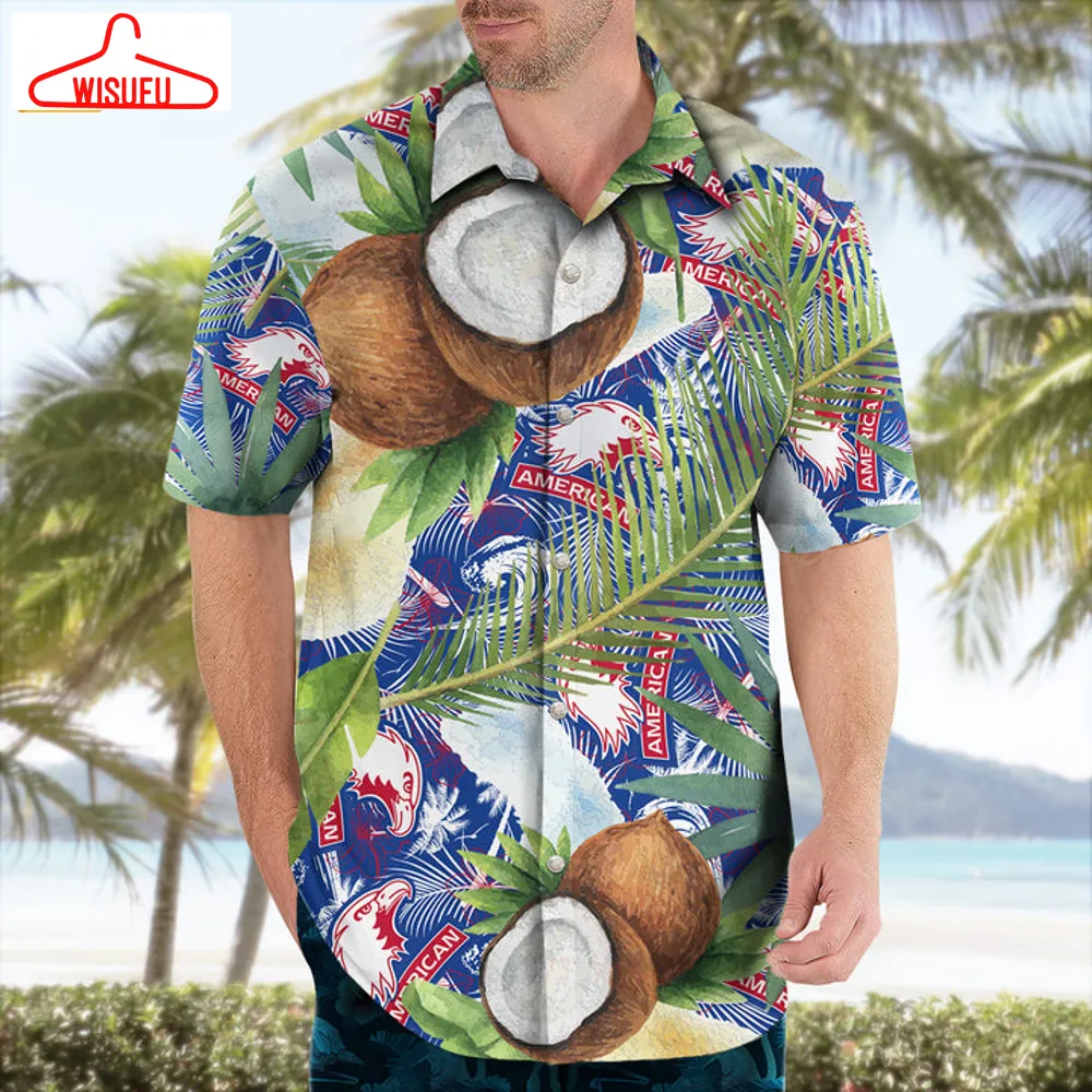 American Eagles Coconut Tropical Hawaiian Shirt, New Fashion Gifts