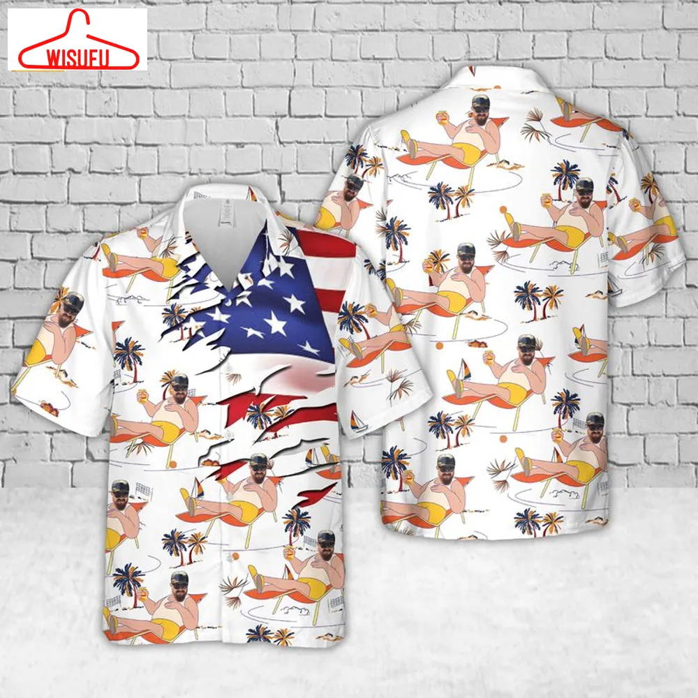 American Flag Hawaiian Shirt, New Fashion Gifts