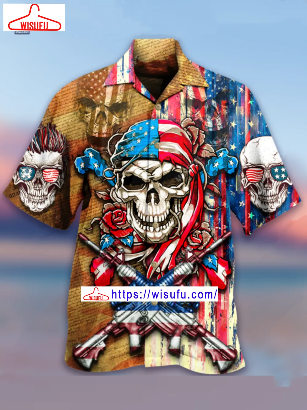 American Pirate Hawaiian Shirt, New Fashion Gifts