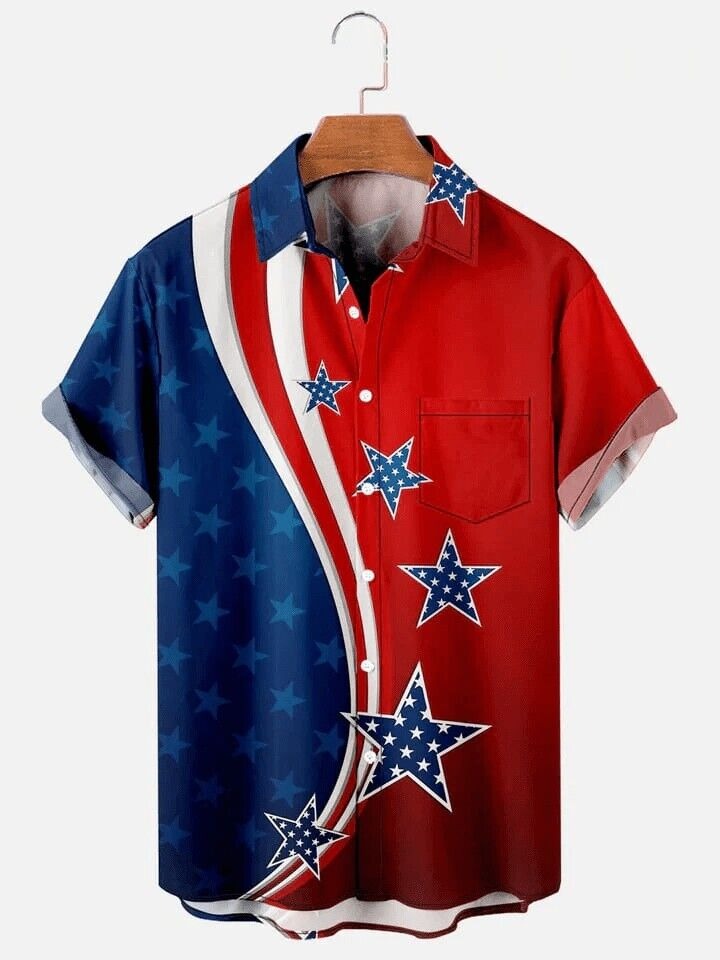 American Tractor 4Th Of July Hawaiian Shirt - 07, Gift For Men, S-5XL US Size