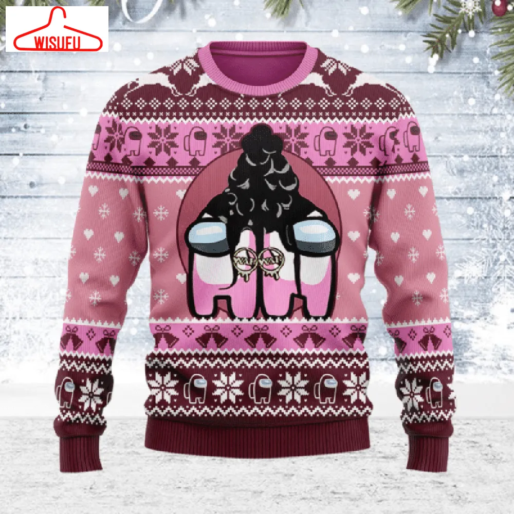 Among Us 12 Ugly Sweater Gifts, Among Us Gift Fan Ugly Sweater