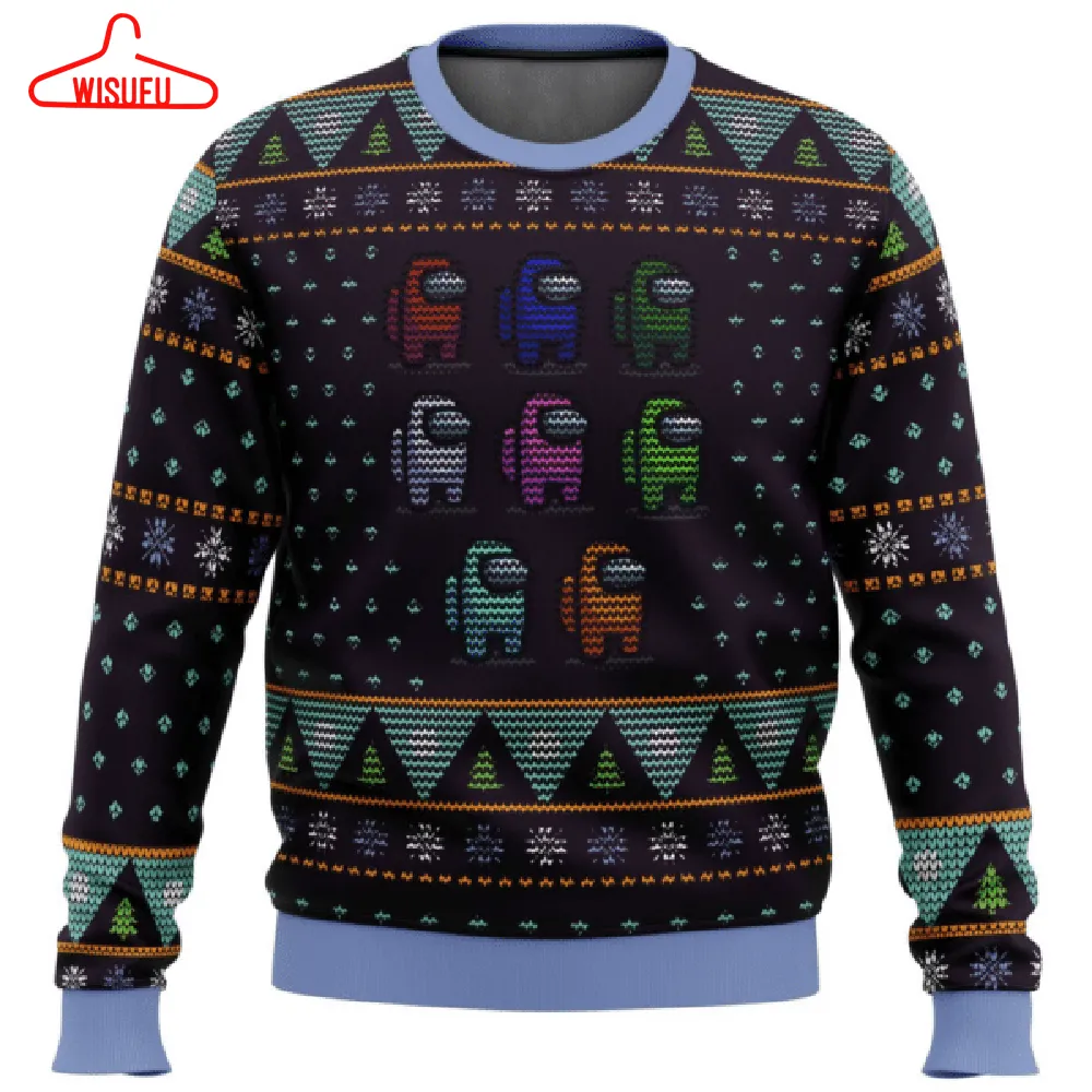 Among Us 2 Ugly Sweater Gifts, Among Us Gift Fan Ugly Sweater