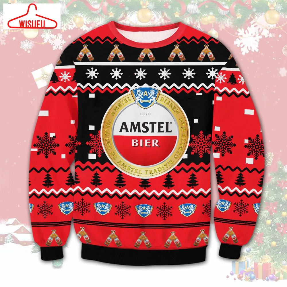 Amstel Beer Ugly Christmas Sweater