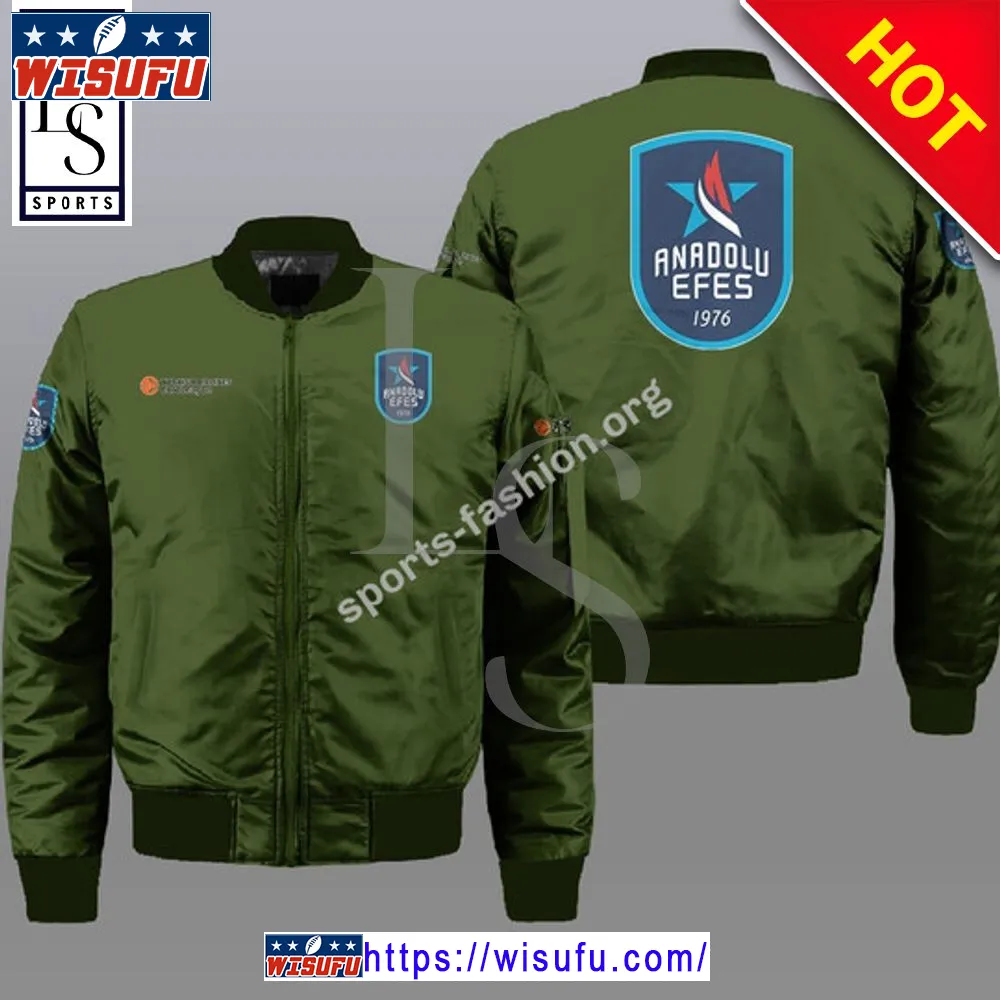 Anadolu Efes Istanbul Green Bomber Jacket