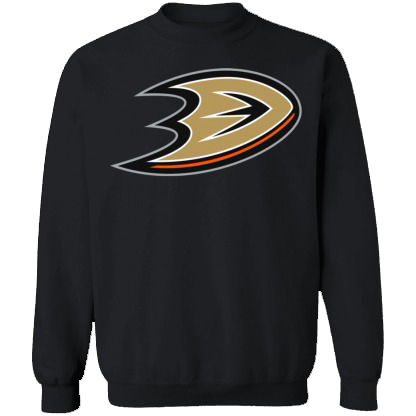 Anaheim Ducks Crewneck Unisex Sweatshirt-Black