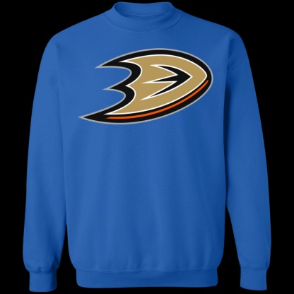 Anaheim Ducks Crewneck Unisex Sweatshirt-Royal