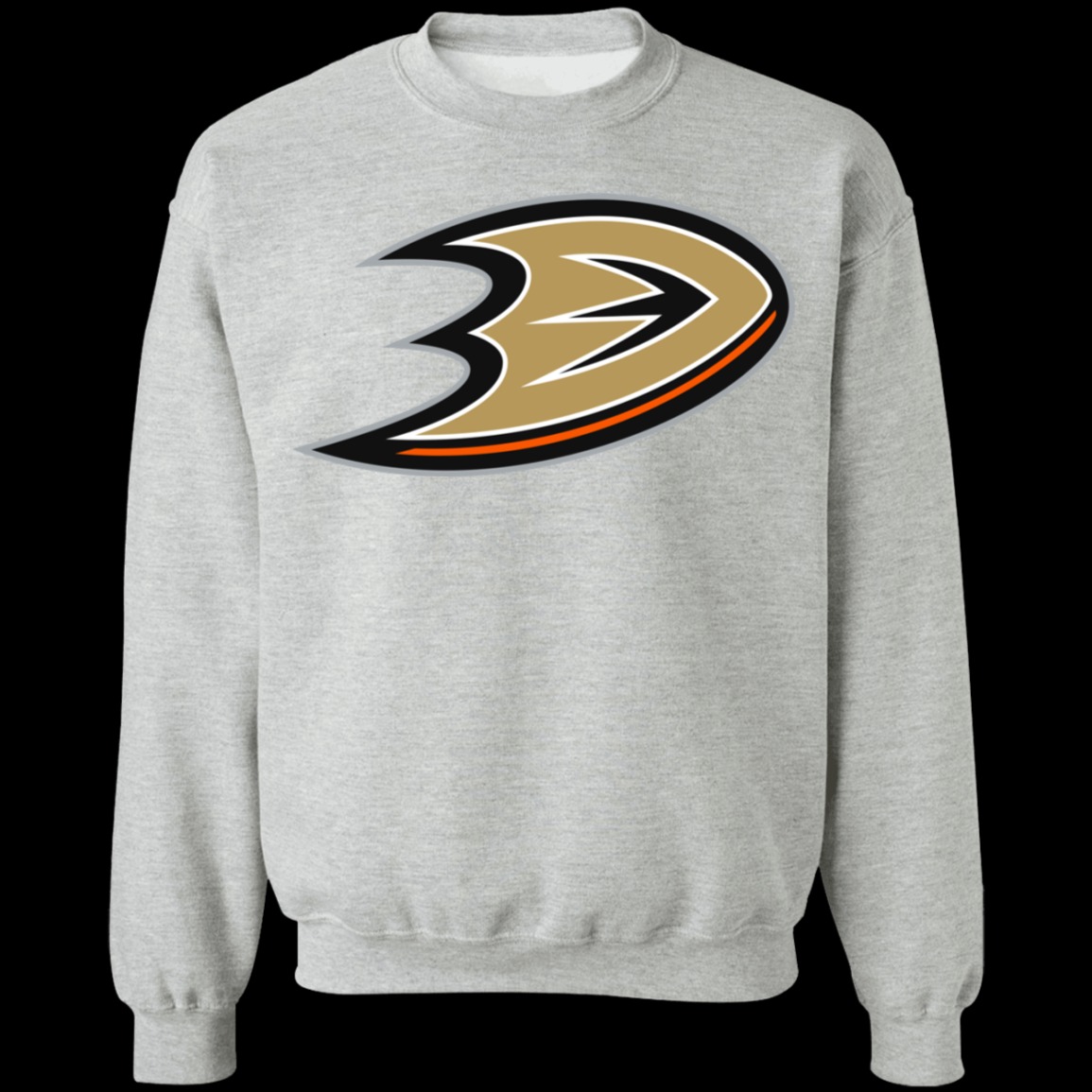 Anaheim Ducks Crewneck Unisex Sweatshirt-Sport Grey