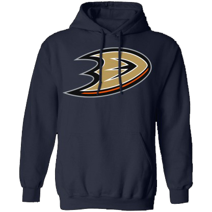 Anaheim Ducks Pullover Unisex Hoodie-Navy